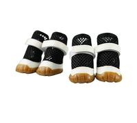 Blue Dream Island Chaussures d'été pour chien, chat et chien, bottes d'été en maille respirante, housse de protection pour pattes d'animaux domestiques, antidérapantes, anti-saleté, anti-brûlure,