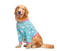 Blue Dream Island Chemise de protection articulaire pour chien de grande taille, manchon de récupération pour patte avant et coude, pyjama anti-léchage pour chien, genouillère pour chiens de taille