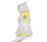 Blue Dream Island Combinaison de convalescence pour chat, stérilisation, sevrage, anti-léchage, protection chirurgicale, stérilisation des plaies abdominales, collier alternatif, gilet onesie _XL
