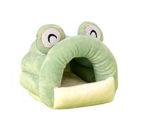 Blue Dream Island Lit pour cochon d'Inde, nid d'hiver chaud et confortable pour petit animal de compagnie blottissant, niche pour petits lapins, cochons d'Inde, hamsters, chinchilla, planeurs en sucre