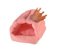 Blue Dream Island Petit nid d'hiver chaud et confortable pour petit animal de compagnie, lit pour hamster, cochon d'Inde, petit animal de compagnie 3D pour planeur à sucre, chinchilla, lapin_S