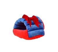 Blue Dream Island Petit nid d'hiver chaud et confortable pour petit animal de compagnie, lit pour hamster, cochon d'Inde, petit animal de compagnie 3D pour planeur à sucre, chinchilla, lapin_S (nœud)