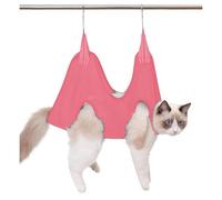 Blue Dream Island Sac hamac de toilettage pour animaux domestiques, chat/chiot/petit chien, sac de retenue pour le bain, la coupe des ongles, les oreilles, les yeux et les griffes