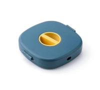 (Blue) Enrouleur de câble rétractable petit format, organisateur de câbles de données et de charge pour divers cordons, bleu