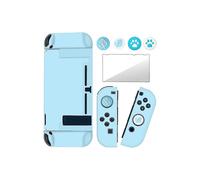 (Blue) Étui rigide NS à motif sakura en relief pour Nintendo Switch