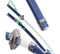 Blue Exorcist Katana Tout en Bois Lame en Bois Epee Rin Sabre Decoration + Presentoir/Repliksword