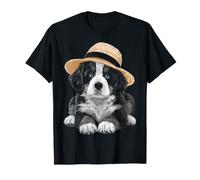 Blue Eyes Art Bernois Mountain Dog Lover T-Shirt