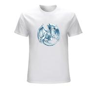 Blue Eyes Dragon T Shirt White M