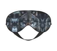 Blue Eyes Wolf Sleep Eye Mas Design mis à jour Blocage de la lumière pour homme et femme