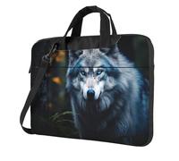 Blue Eyes Wolf1 Housse pour ordinateur portable de 13 à 15,6", noir, 13 inch
