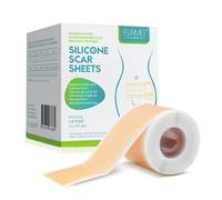 Blue Finger Ruban adhésif en silicone pour éliminer les cicatrices (rouleau de 4,1 cm x 152,4 cm - 1,5 m) - Feuilles médicales en silicone souple pour enlever les cicatrices chirurgicales