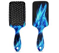 Blue Fire Brosse à cheveux en forme de dragon chinois avec coussin d'air humide et sec - Brosse à cheveux démêlante en plastique pour enfants et adultes - Cadeau de rentrée scolaire pour homme et