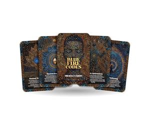 Blue Fire Codes - Un Deck Oracle Activation de Lumière - 22 Cartes Oracle - Brûlez lumineux avec des fréquences sacrées