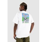 Blue Flowers Patsy T-Shirt blanc S