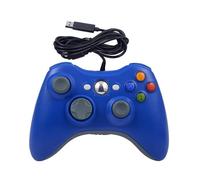 (Blue)For XBOX 360 Console And PC USB Dual Vibration Wired Gamepad