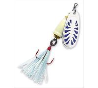 Blue Fox Classique Vibrax Glow 3/453,6 Gram Leurres de pêche, 64-20-461IC, Glow Blue, 2.44"
