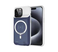 (Blue)G98S Battery Case Compatible For iPhone 15 Pro Max , 8500mAh Power Bank Portable Charging Phone Case Compatible with Magsafe
