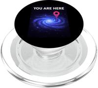Blue Galaxy Science Geek « Vous êtes Ici », Geeks de Science-Fiction et de l'espace PopSockets PopGrip pour MagSafe