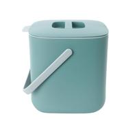 BLUE GINKGO Bac à Compost de Cuisine - Bac de Déchets Alimentaires Facile à Nettoyer | Bac à Compost de Cuisine pour Plan de Travail | Fabriqué en Corée (2,6 L) - Vert