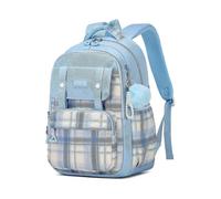 (Blue)Girls Backpack, Ideal School Backpack for Girls from Elementary to Teen Years, Kawaii Bookbag Cute Large Capacity