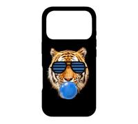 Blue Gum Tigre Stripe Cute Tiger Face Femme Coque pour iPhone 17 Pro