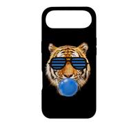 Blue Gum Tigre Stripe Cute Tiger Face Femme Coque pour iPhone Air