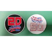 BLUE HAWAI S001 Patch ECUSSON LOT 2 Patchs THERMOCOLLANT 7,5 CM // 20 EL Diablo - QUARTARARO - Lot DE 2