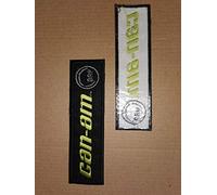 BLUE HAWAI S015 Patch ECUSSON LOT 2 Patchs THERMOCOLLANT 12 * 3,5 CM // Can AM Noir - Lot DE 2