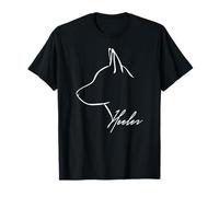 Blue Heeler Cattle Dog Profile Cadeau pour les amoureux des chiens T-Shirt