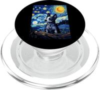 Blue Heeler Chien Nuit étoilée Vincent Van Gogh Australien PopSockets PopGrip pour MagSafe