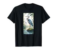 Blue Heron Lake Nature Observation des Oiseaux T-Shirt