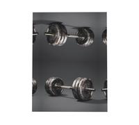 Blue Holiday Greeting Check Blank Card and Pearl Beautiful Blank Note Block VVXBHGR Haltères lourdes. Motif