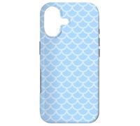 Blue Hollow Armor Arches Geometric Modern Pattern Coque pour iPhone 17