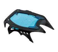Parties avant en acier des crampons harfang mono blue ice noir