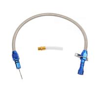 Blue Jauge De Transmission Flexible En Acier Inoxydable, Chevy Gm 4l60e Th400 Th350 Turbo Sbc Bbc Support Pare-Feu + Tube De Remplissage Nipseyteko