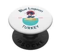 Blue Lagoon, Plage d'Oludeniz, Turquie PopSockets PopGrip Adhésif