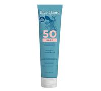 BLUE LIZARD Baby Mineral Sunscreen - No Chemical Actives - SPF 50+ UVA/UVB Protection, 5 Ounce Tube