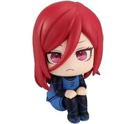 Blue Lock Figurine d'anime Chigiri Hyoma, Nagi Seishiro, Isagi Yoichi, Bachira Meguru Q Version assise en PVC 10 cm pour décoration et collection de bureau et de chambre (Chigiri Hyoma)