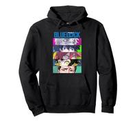 Blue Lock Main Characters Eyes Split Colorful Chest Portrait Sweat à Capuche
