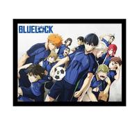 Blue Lock - Poster encadré (30 cm x 40 cm) (Multicolore)