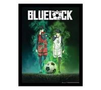 Blue Lock - Poster encadré (40 cm x 30 cm) (Multicolore)