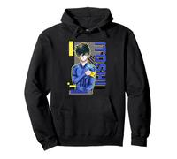 Blue Lock Rin Itoshi The Captain Big Chest Neon Portrait Sweat à Capuche