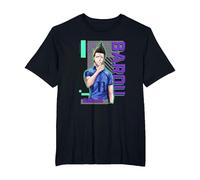 Blue Lock Shouei Barou Sporting Epic Neon Big Chest Portrait T-Shirt, Homme Grandes Tailles, Noir, 2X Tall