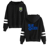 Blue Lock Sweats à Capuche Sweatshir Langarm pour Garçons Filles Isagi Yoichi Anime Cosplay Hoodie XXS-4XL
