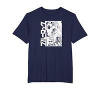 Blue Lock Yoichi Isagi Epic Goal Distressed Manga Panels T-Shirt, Homme Grandes Tailles, Bleu Marine, 6X Tall