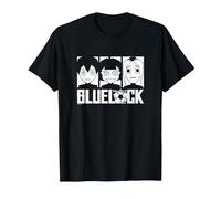 Blue Lock Yoichi Isagi Meguru Bachira Gin Gagamaru Portrait T-Shirt, Homme, Noir, 5XL