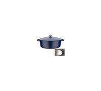 Cocotte Fonte Massive - Gsw - Blue Magic - 33 X 25 Cm - Ovale - Induction - Bleu Bleu