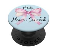 Blue Make Heaven Crowded Women Christian Jesus Love in Faith PopSockets PopGrip Adhésif