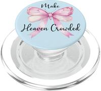 Blue Make Heaven Crowded Women Christian Jesus Love in Faith PopSockets PopGrip pour MagSafe