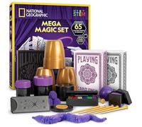 Blue Marble National Geographic Coffret de Magie Mega - 65 Tours de Magie pour Enfants avec Tutoriels Vidéo Pas à Pas Réalisés par Un Magicien Professionnel